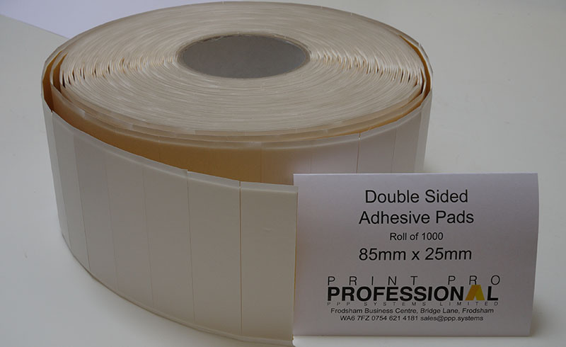 Double Sided Adhesive Pads 85mm x 25mm