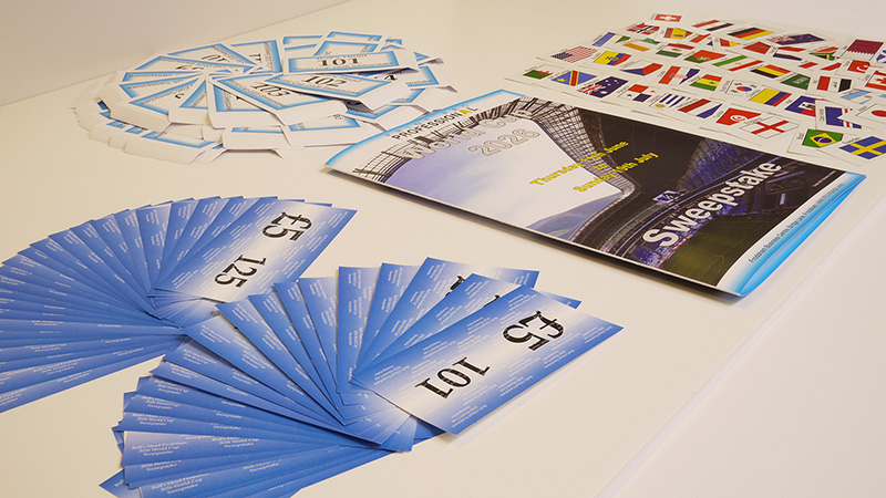 World Cup 2026 sweepstake package Tickets, flags, envelopes & guidance brochure