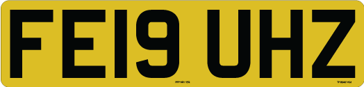 7 digit standard reg. with no.1